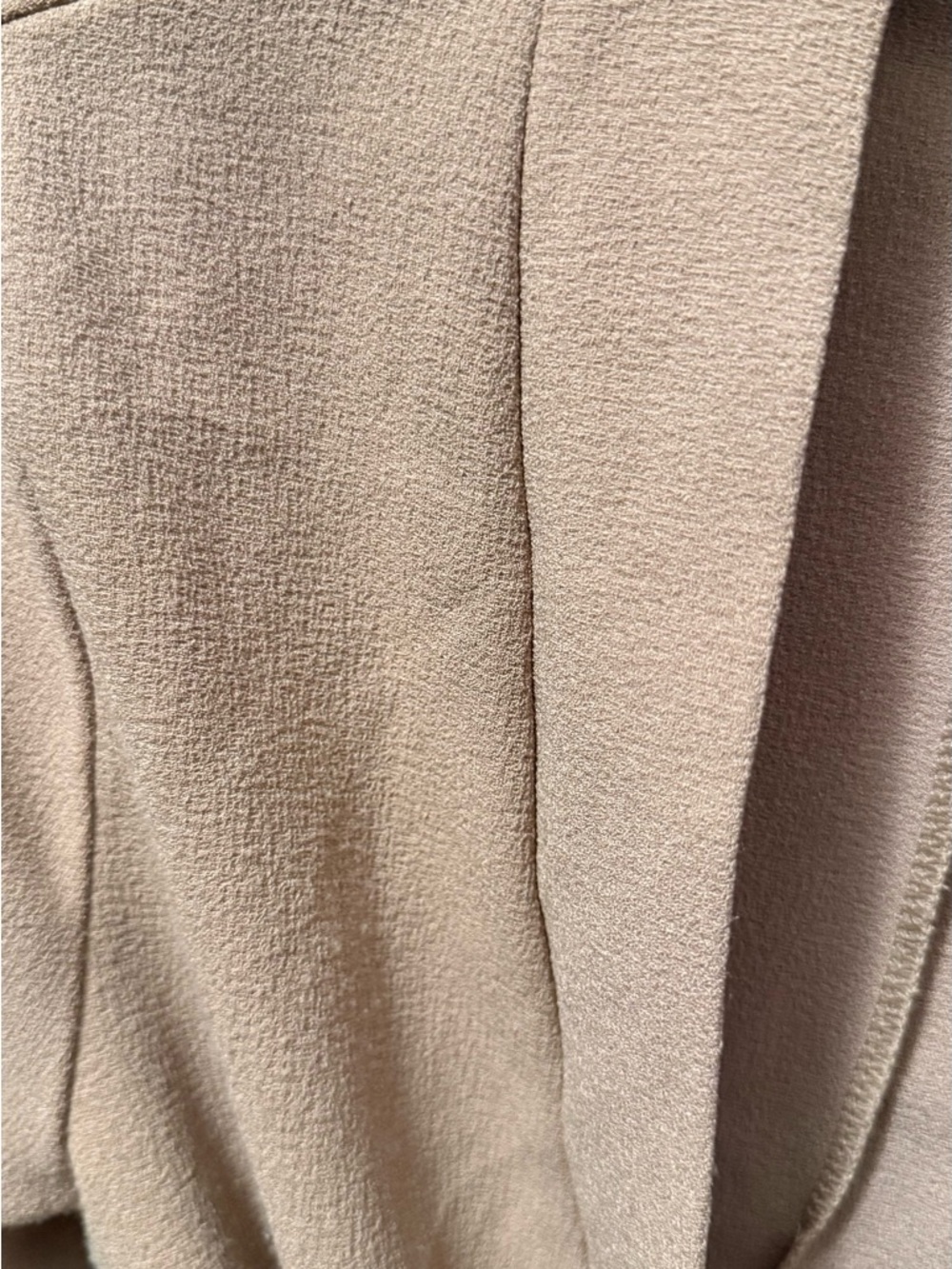 Boohoo Camel Robe-Style Wrap Jacket - Picture 2 of 5